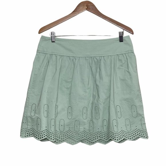 loft  skirt pistachio color size 10 - Picture 3 of 8